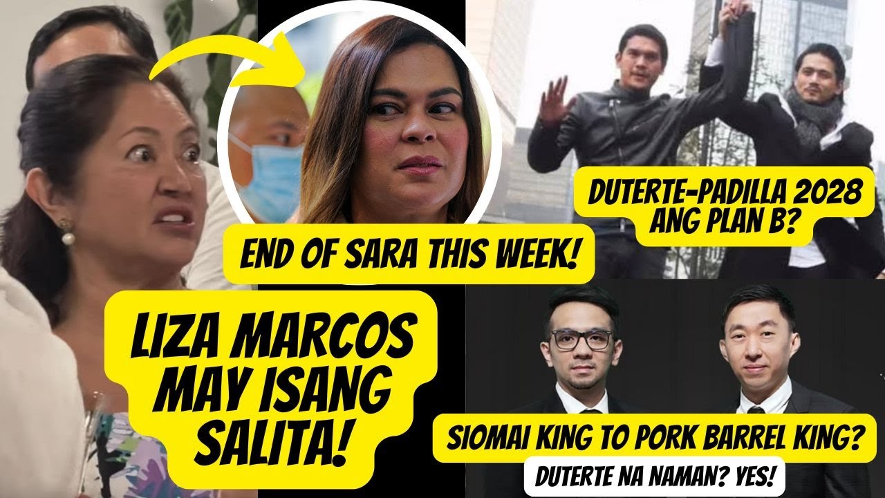LIZA MARCOS' PLAN EXECUTED!  END OF SARA THIS WEEK! BASTE-ROBIN 2028? SIOMAI KING NI DUTERTE?