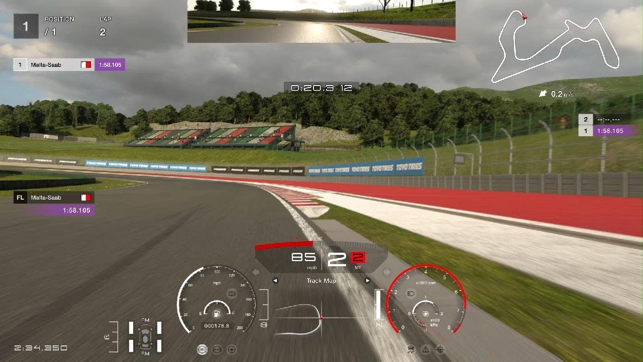 GT7 Daily Race B - 1:57:660 Lago Maggiore Ferrari 296 GT3
