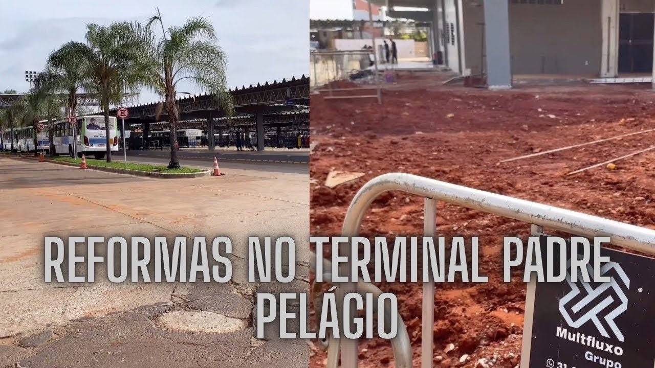 Confira andamentos da obras de reformas no Terminal Padre Pelágio ( Goiânia/Goiás)# 137