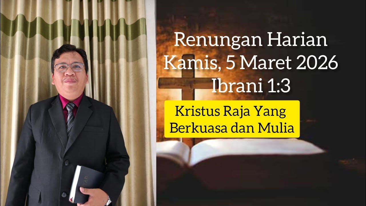 Renungan Harian, Kamis 5 Maret 2026