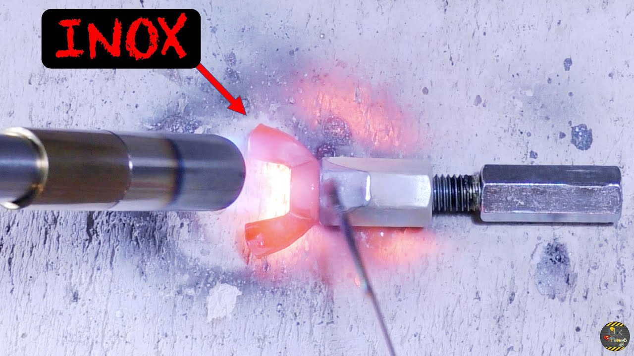 Come fare una brasatura (saldatura) tra acciaio / acciaio inox A4 attraverso il rame fai da te