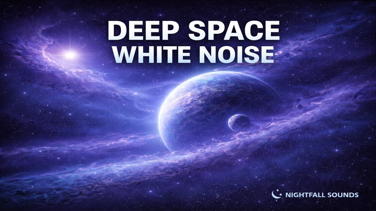 Deep Space White Noise 🌌 Cosmic Ambience for Deep Sleep, Focus & Relaxation