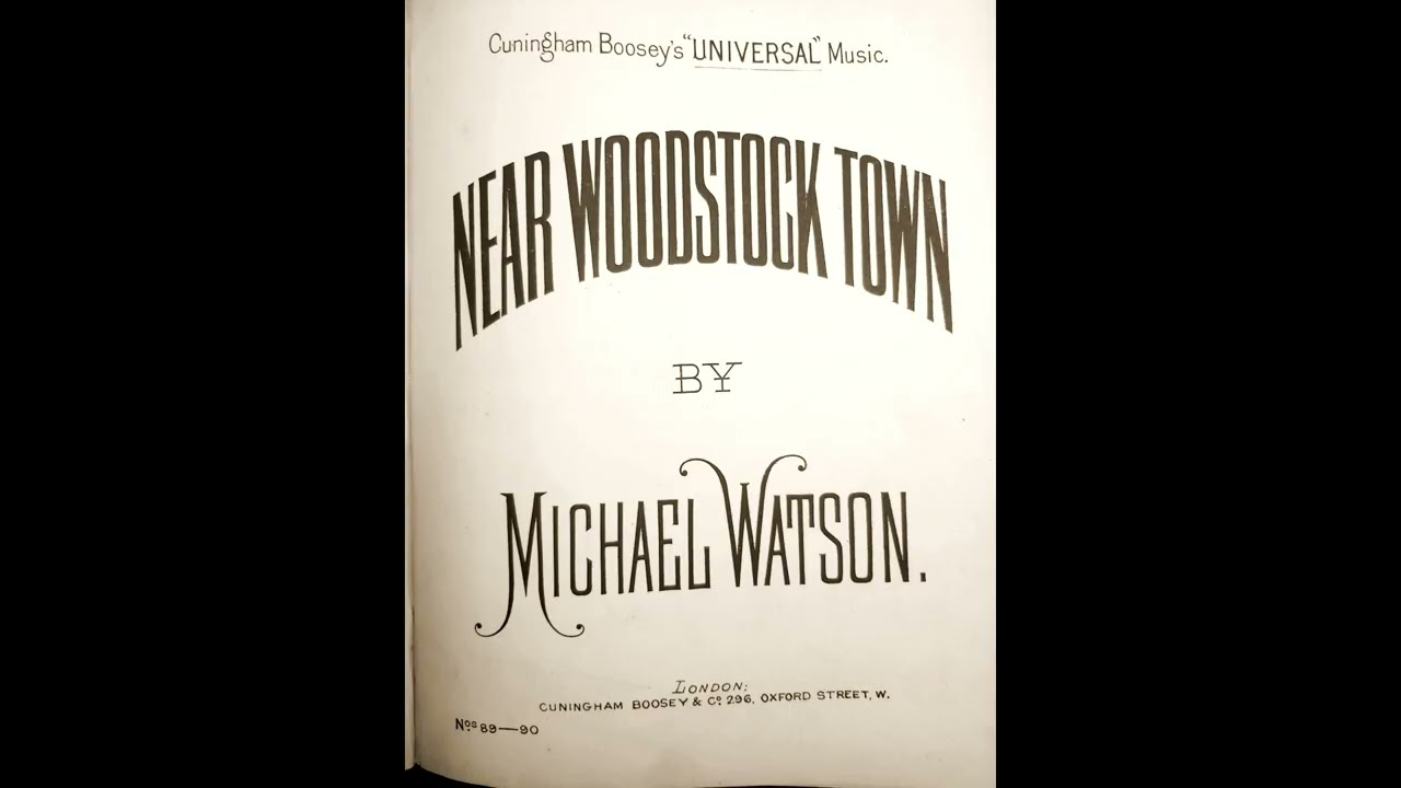 MICHAEL WATSON Near Woodstock Town   transciption