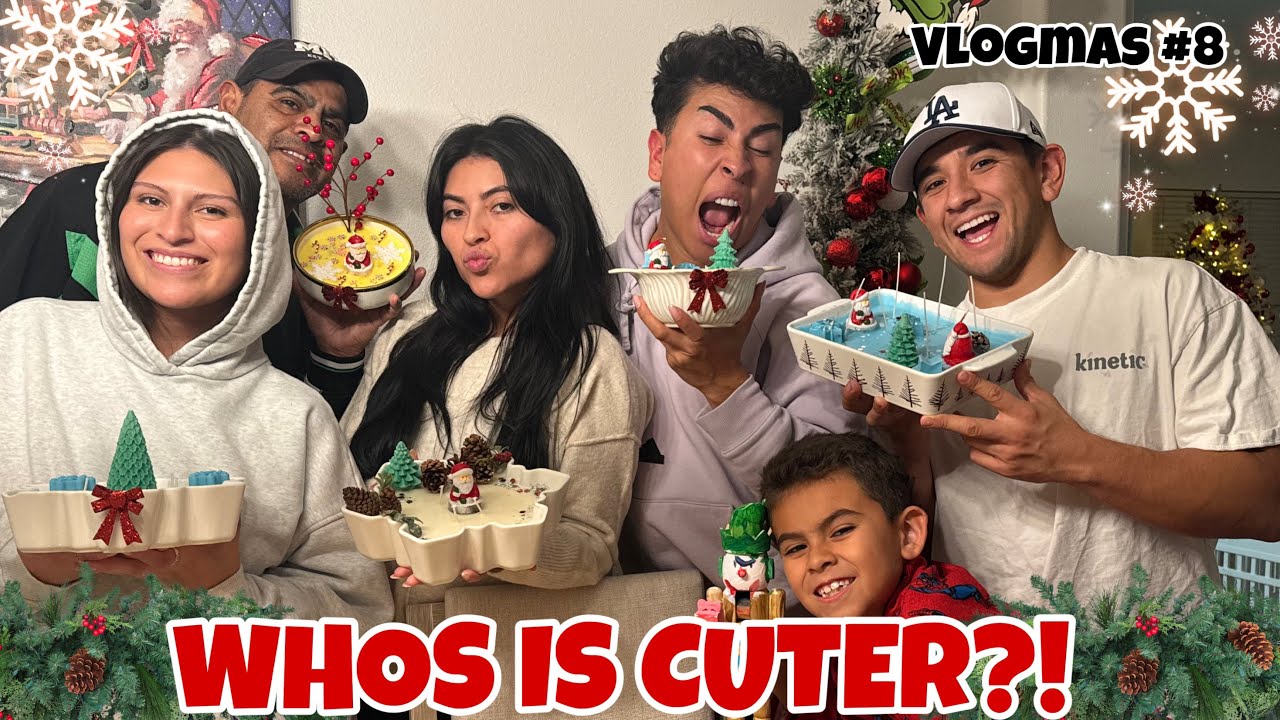 THE CASTRO SISTERS Make CANDLES | Vlogmas Day 8