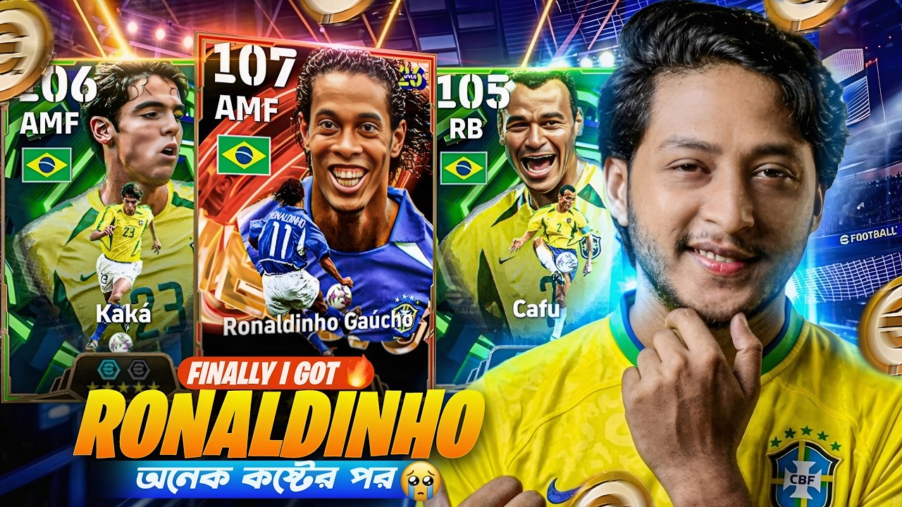 I FINALLY GOT RONALDINHO 110!! 😱 Brazil 2002 Pack Opening Part 2 | eFootball 2026 Mobile ~ Earn