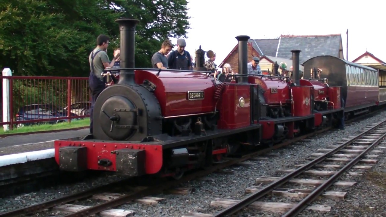 George B, Alice and Maid Marian Triple Header, Bala Lake Railway Gala, August 2017