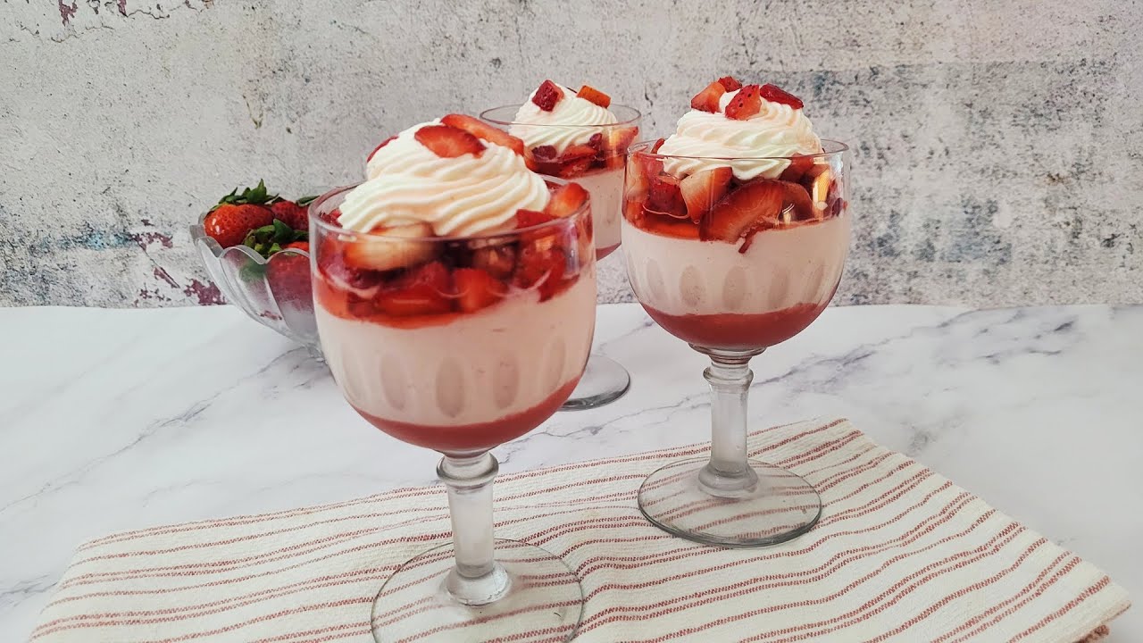 The Secret to Perfect Strawberry Mousse Parfaits