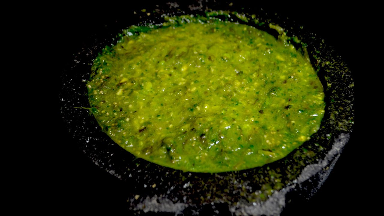 la mejor salsa verde que vas a comer en tu vida