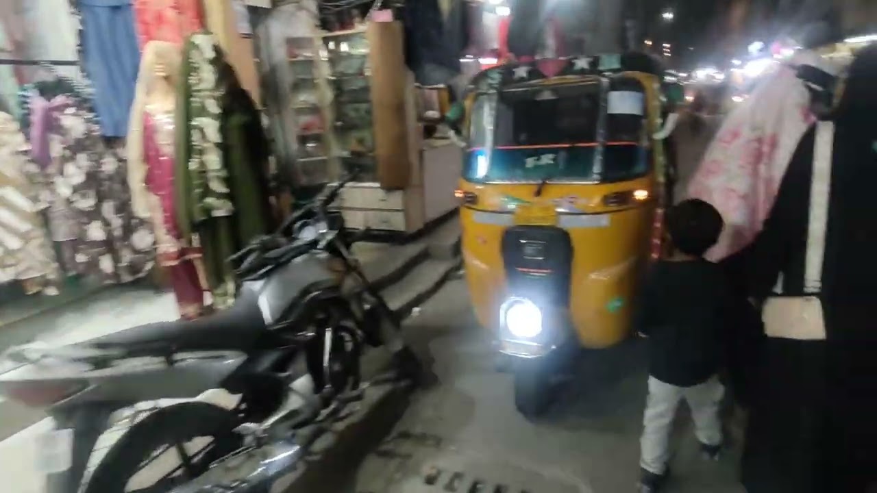 Telengana Hyderabad Mallepally night view #youtube #video #edit 