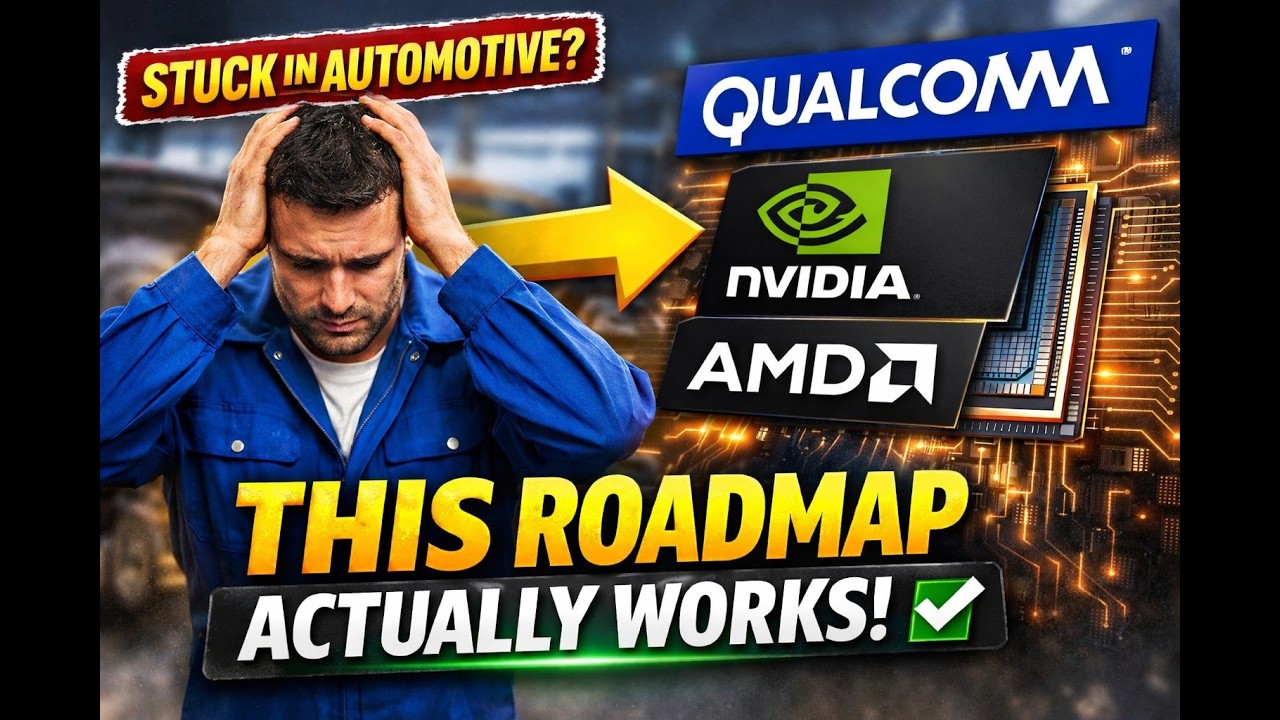 Automotive Engineers &rarr; Qualcomm, NVIDIA, AMD | This Roadmap Actually Works