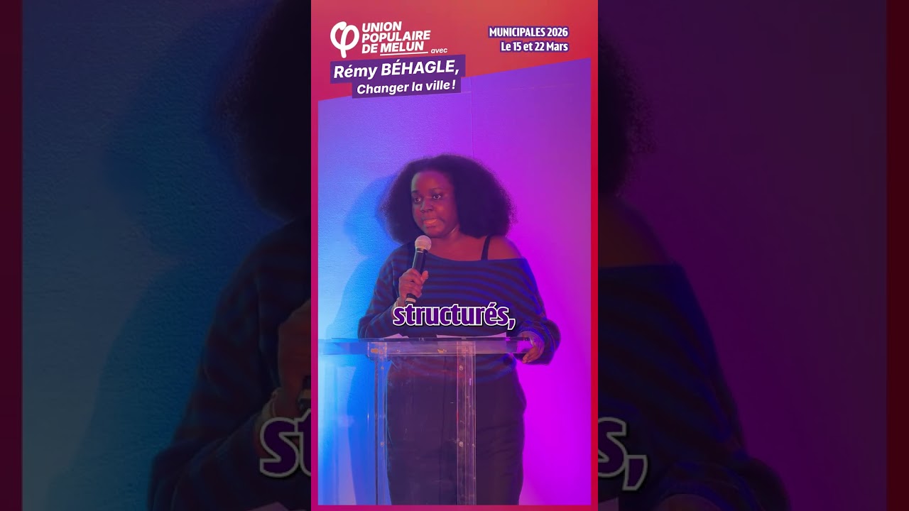 Meeting sécurité et tranquillité publique - Intervention de Claudia