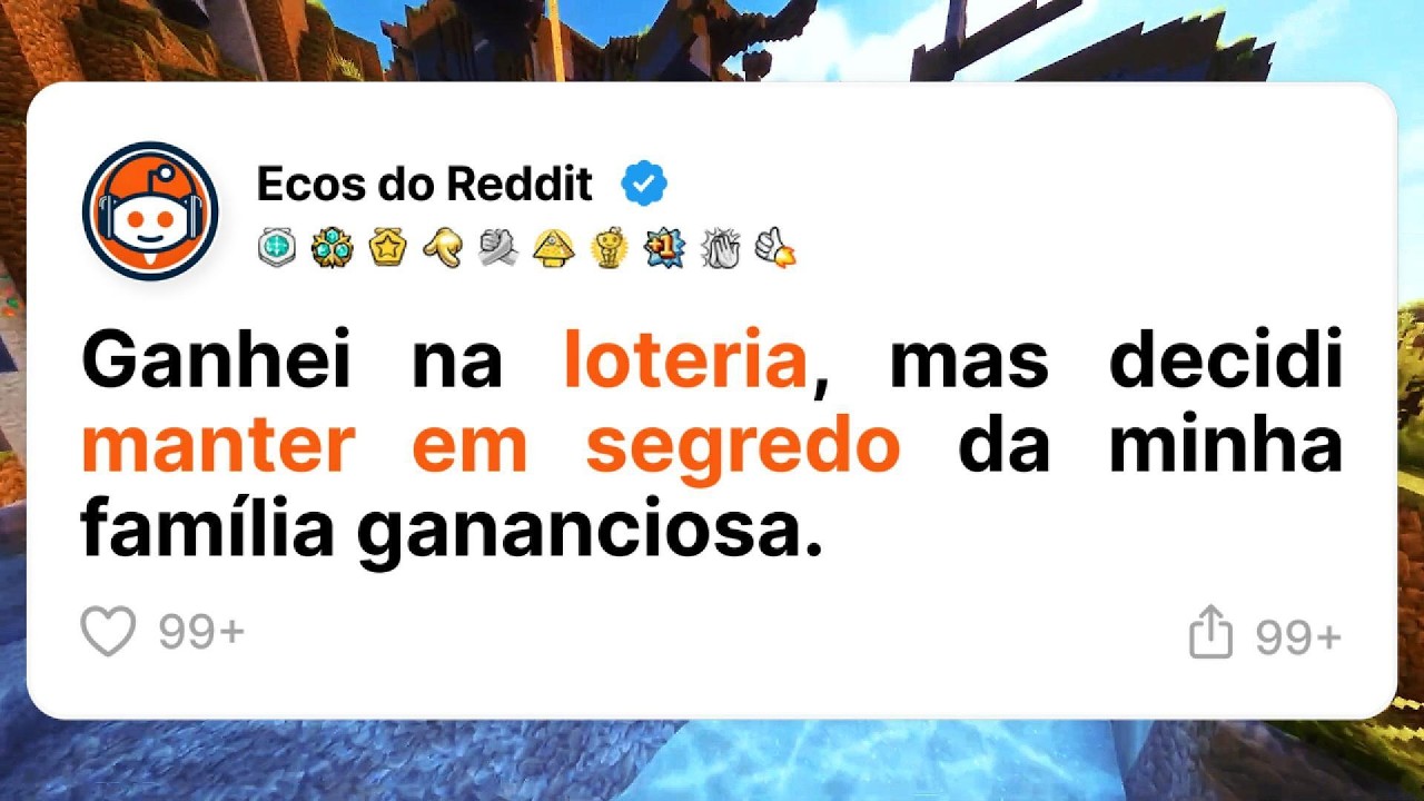 GANHEI NA LOTERIA E ESCONDI DA MINHA FAMÍLIA!