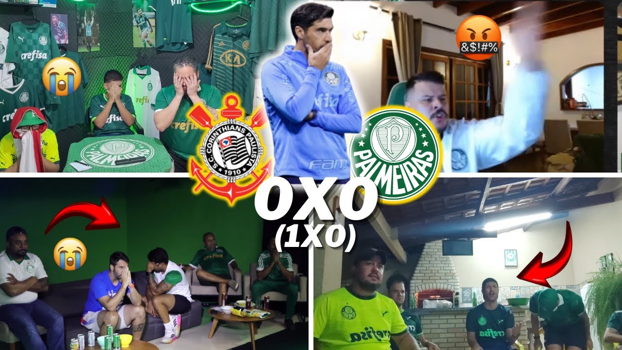 REAÇÕES PALMEIRENSES REVOLTADOS E CHORO AO VIVO- CORINTHIANS 0X0 PALMEIRAS- FINAL PAULISTÃO 2025