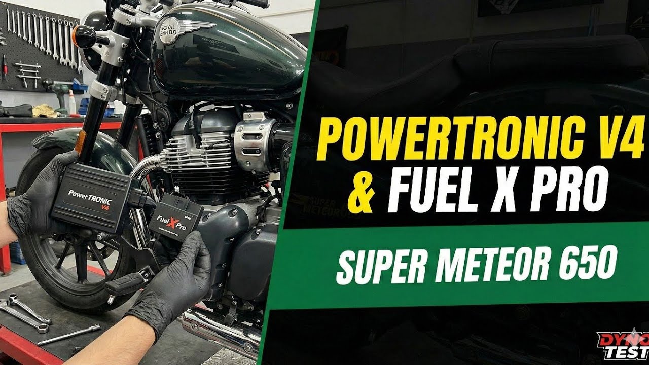 PowerTRONIC & FuelX Pro Install on Super Meteor 650 | ECU & Performance Upgrade #supermeteor650 #gta