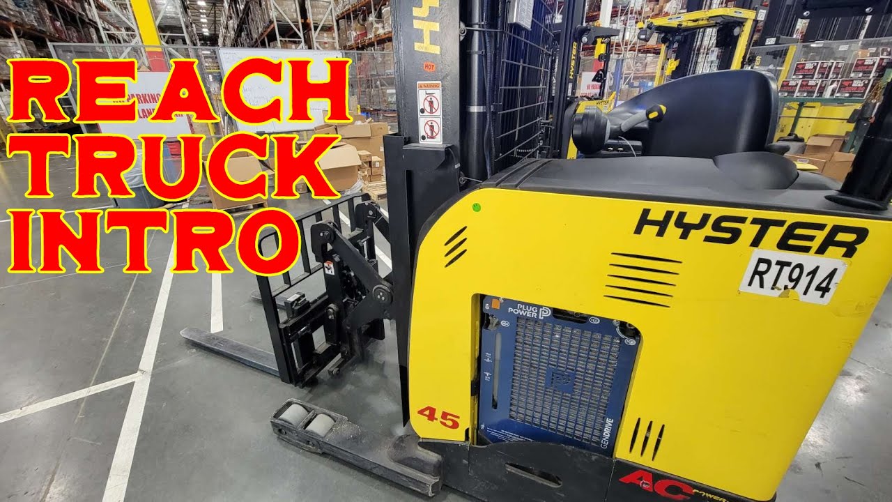 This is a Hyster Reach Truck, the basics.