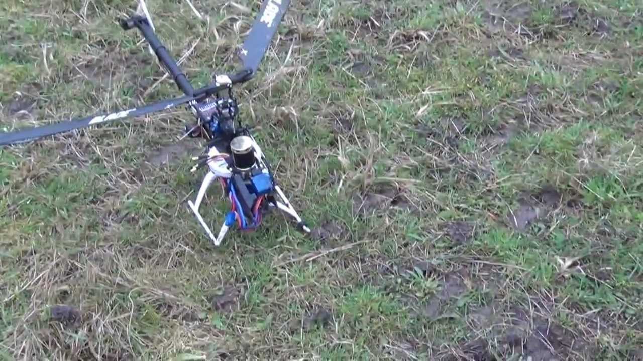 Blade 450X 2 Crashs in 3 Minuten mit Looping Bohrer