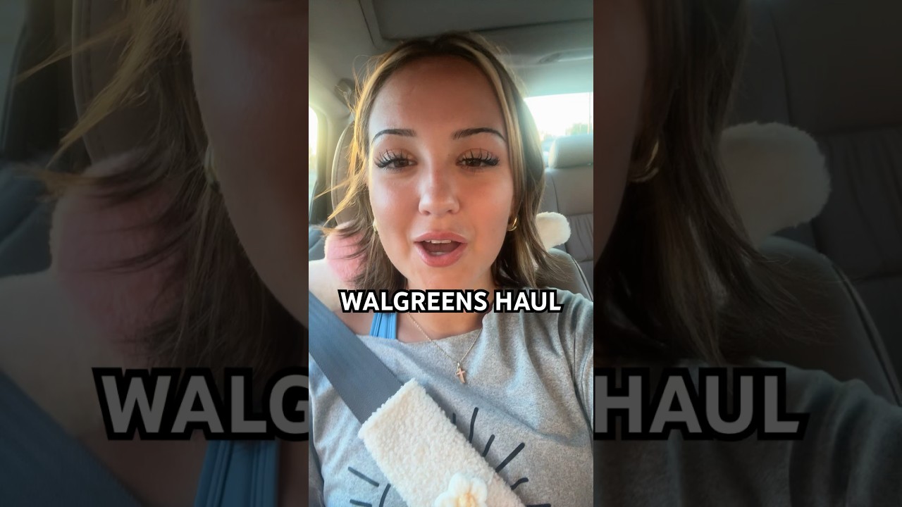 Walgreens haul!! #trend #funny#youtubeshorts #walgreens#haul#shopping#viralvideo#skincare#relatable