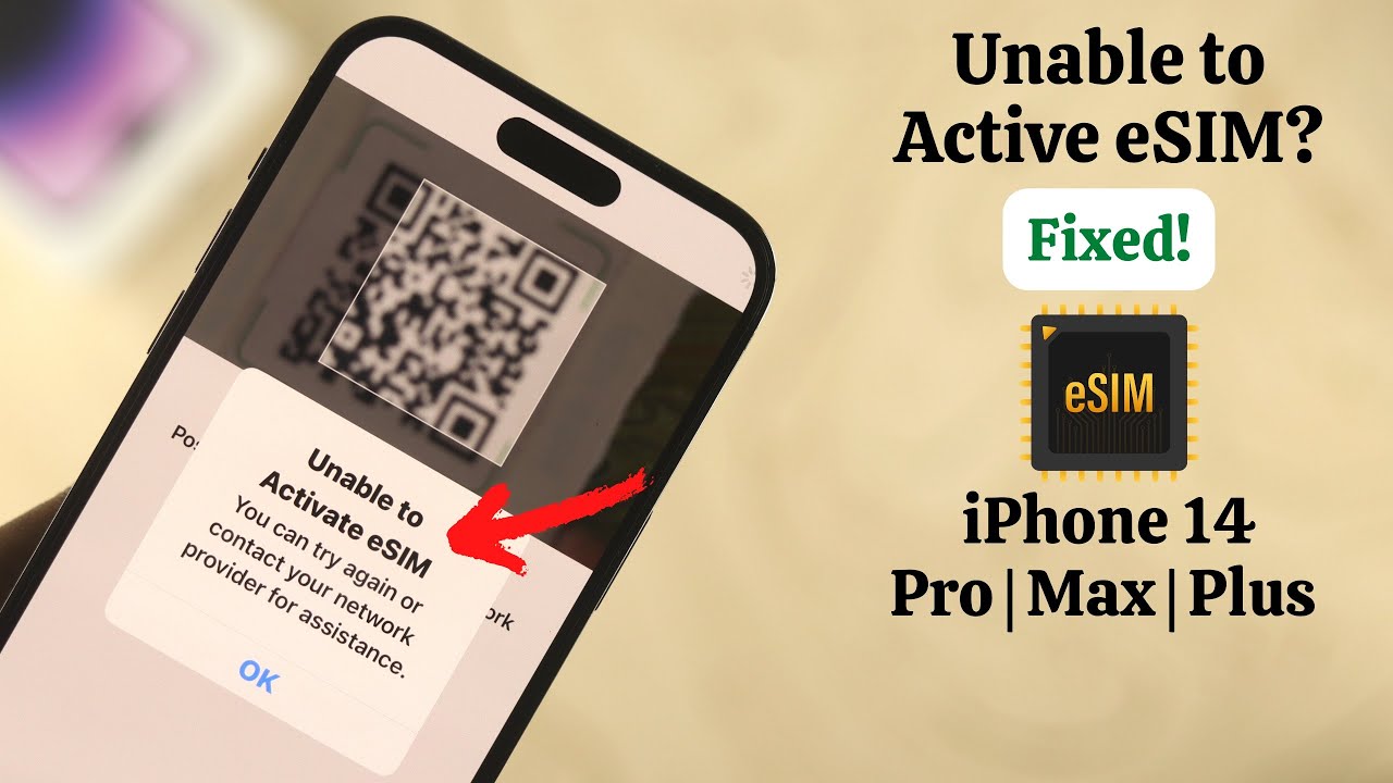 Unable to Activate e-SIM on iPhone! Here Is the Fix!