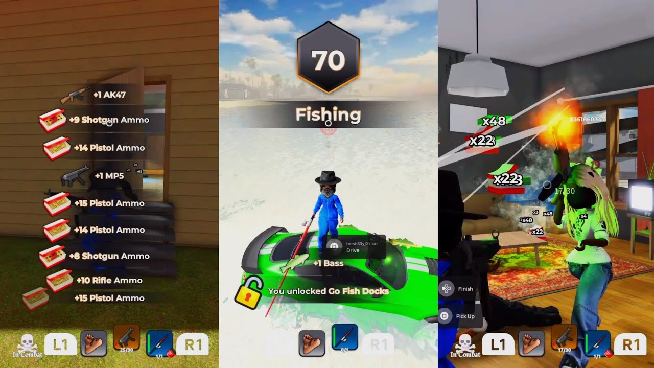 GRINDING FISH🎣 TRADES AND PVPING IN BLOCKSPIN 
