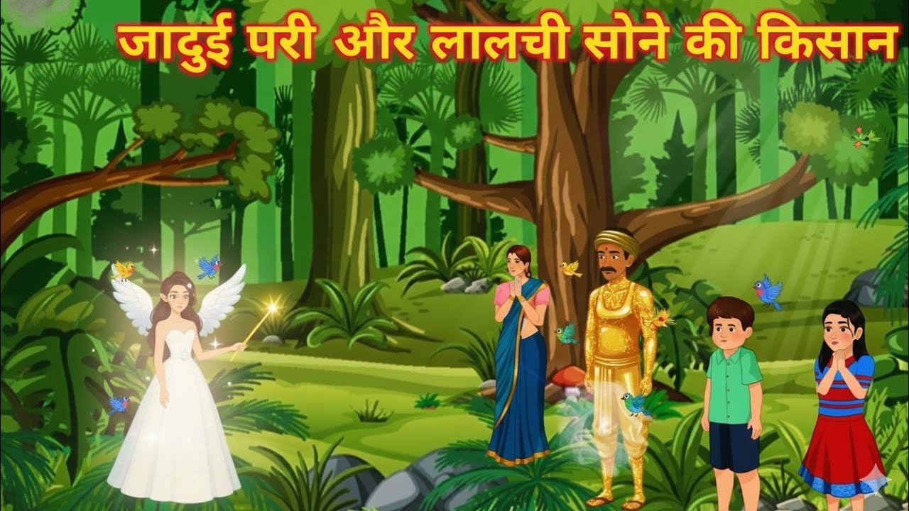 जादुई परी और लालची सोने की किसान ||  Jadui Pari Aur Lalchi Sone Ki Kisan || #cartoon #moralstories 
