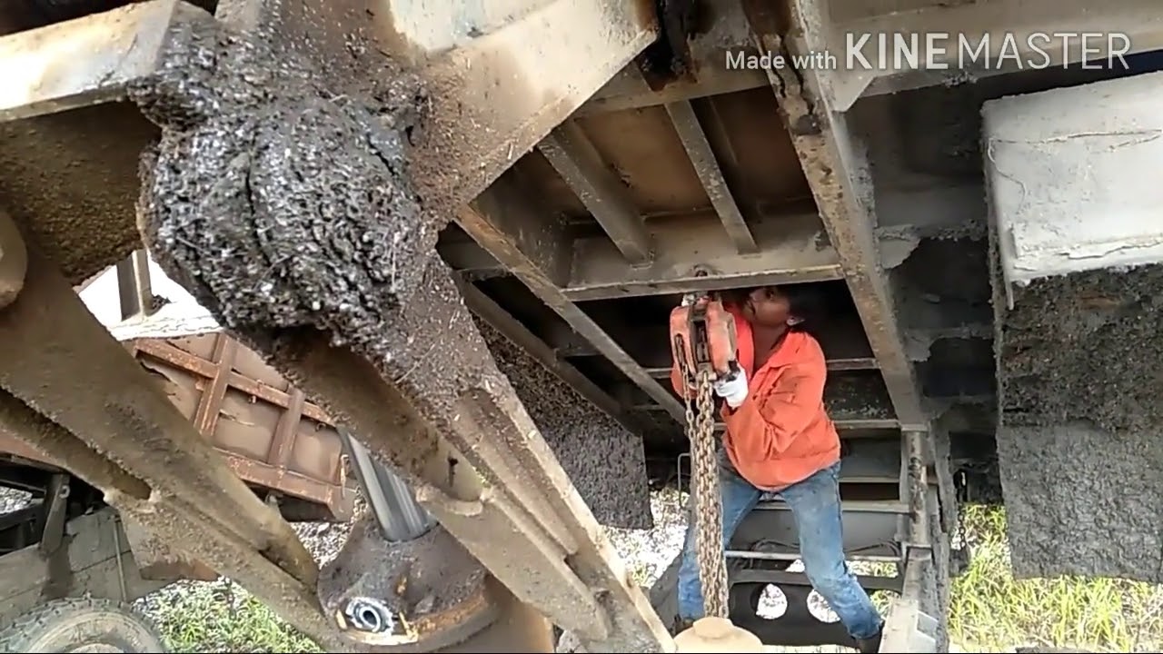 Cara membongkar hidrolik dump