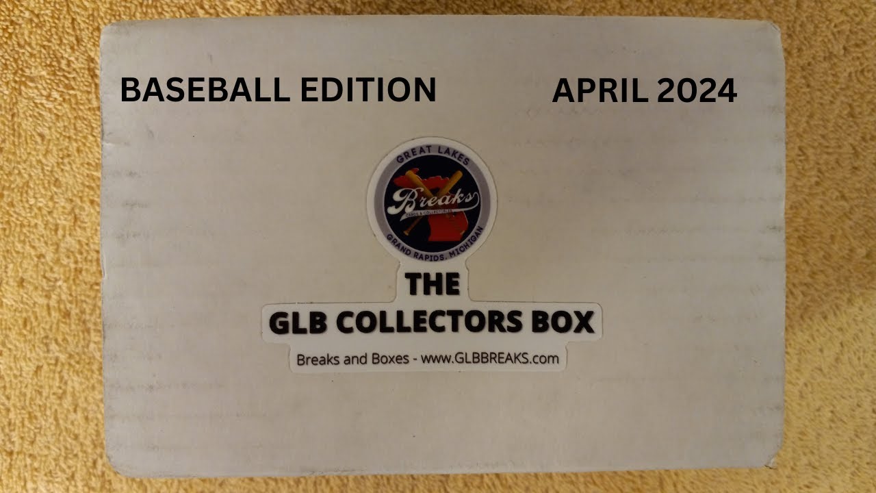 GLB Collector's Box April 2024 - Baseball Subscription Box - GREAT VALUE!