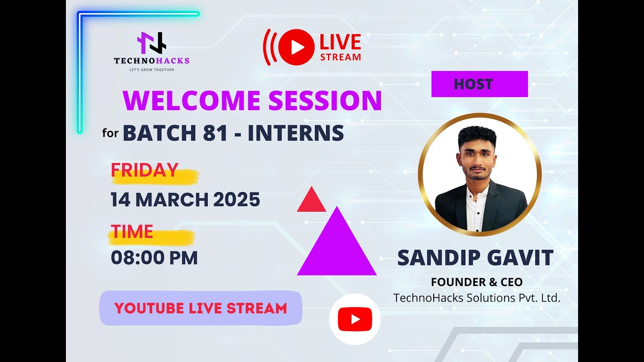 Welcome Session - Batch 81