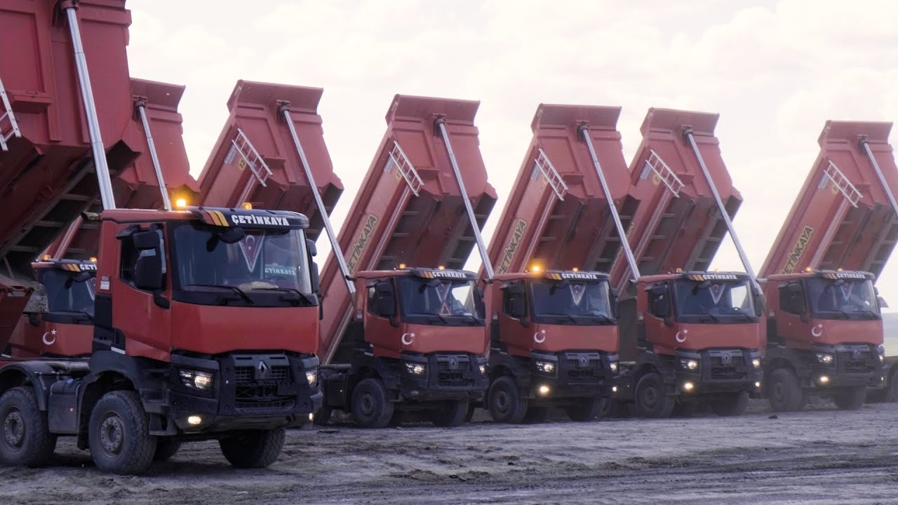 Ger&ccedil;ek G&uuml;&ccedil;: Renault Trucks K520 P8X4 XTREM &Ccedil;etinkaya İnşaat Filosunda
