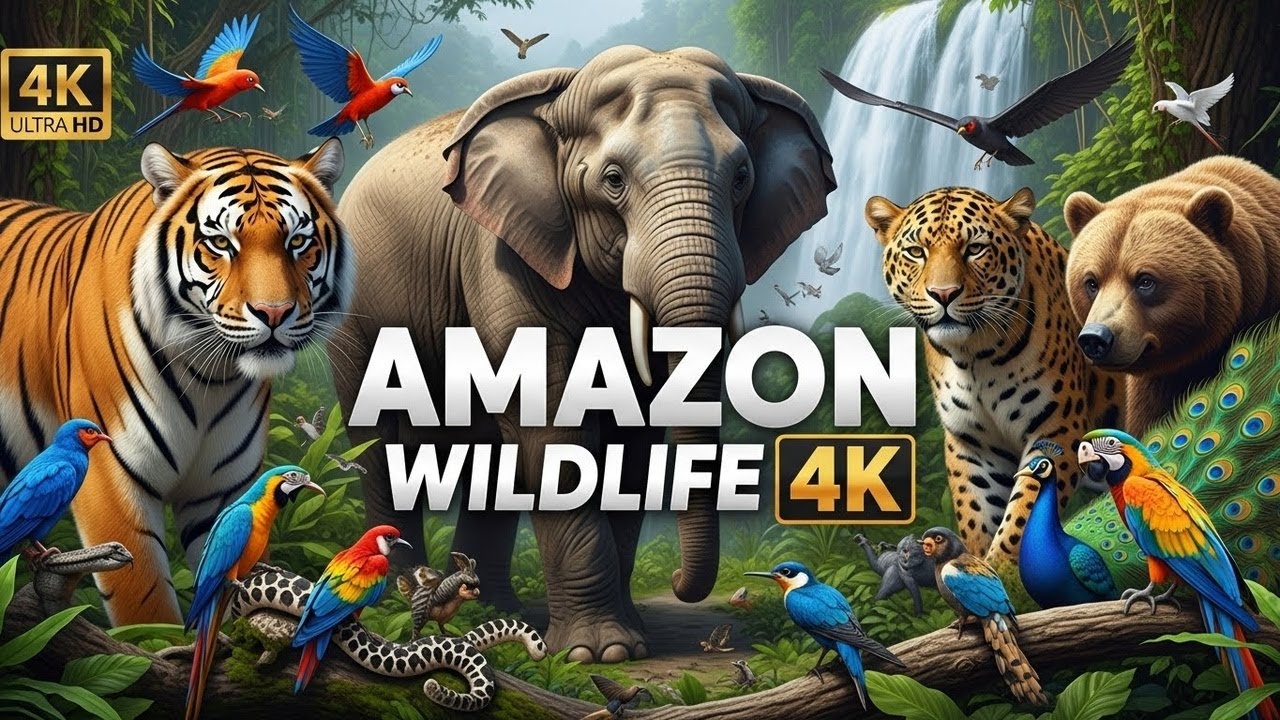The Amazon Rainforest 4K | Home of the World’s Most Incredible Wildlife