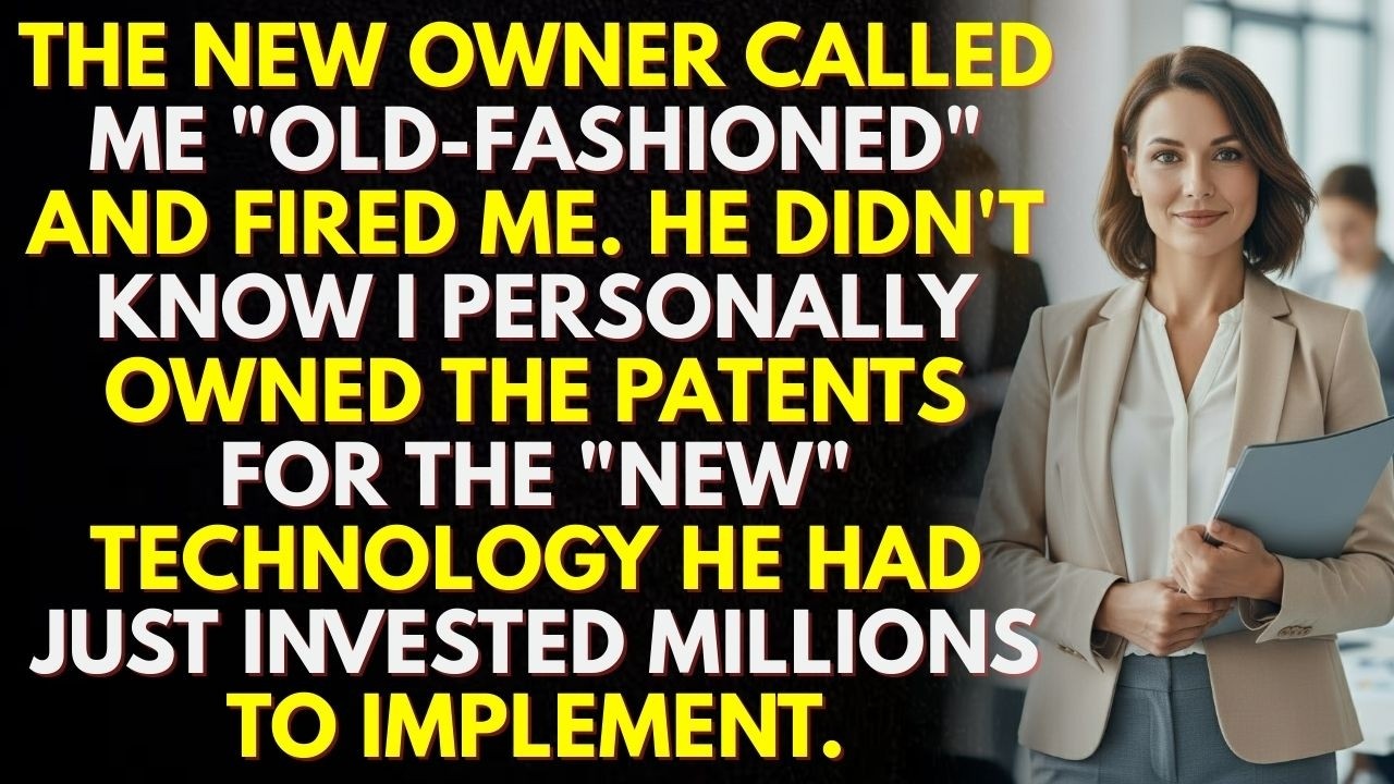 Fired for Being “Old-Fashioned,” She Owned the Patents Behind His $3M Tech Investment