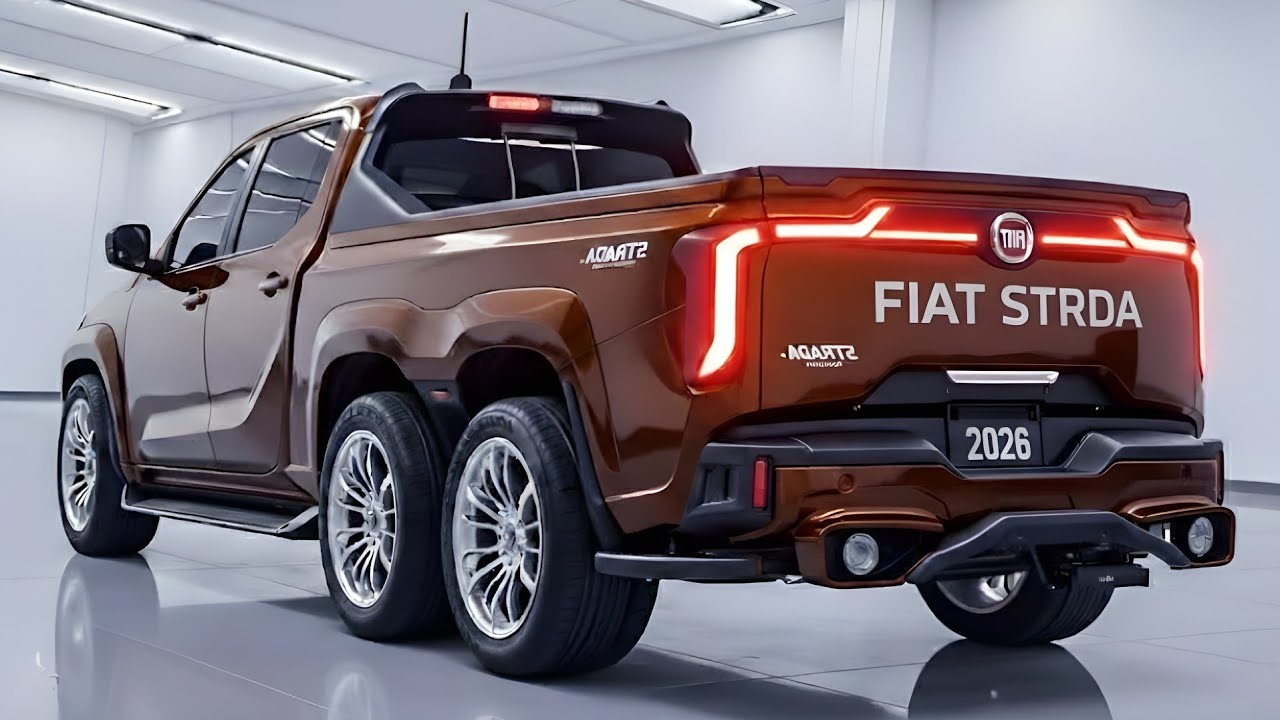Fiat Strada 6x6 2026: A picape que NINGUÉM esperava