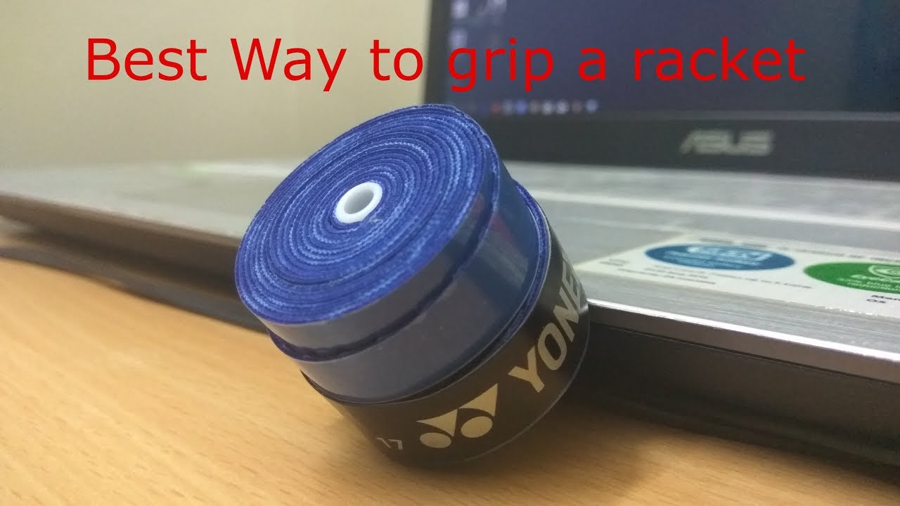 How to apply grip to a badminton racket