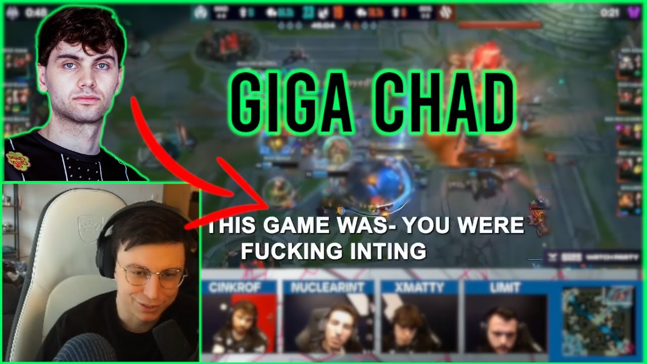 Caedrel Reacts To Cinkrof Being A CHAD In Voice Comms