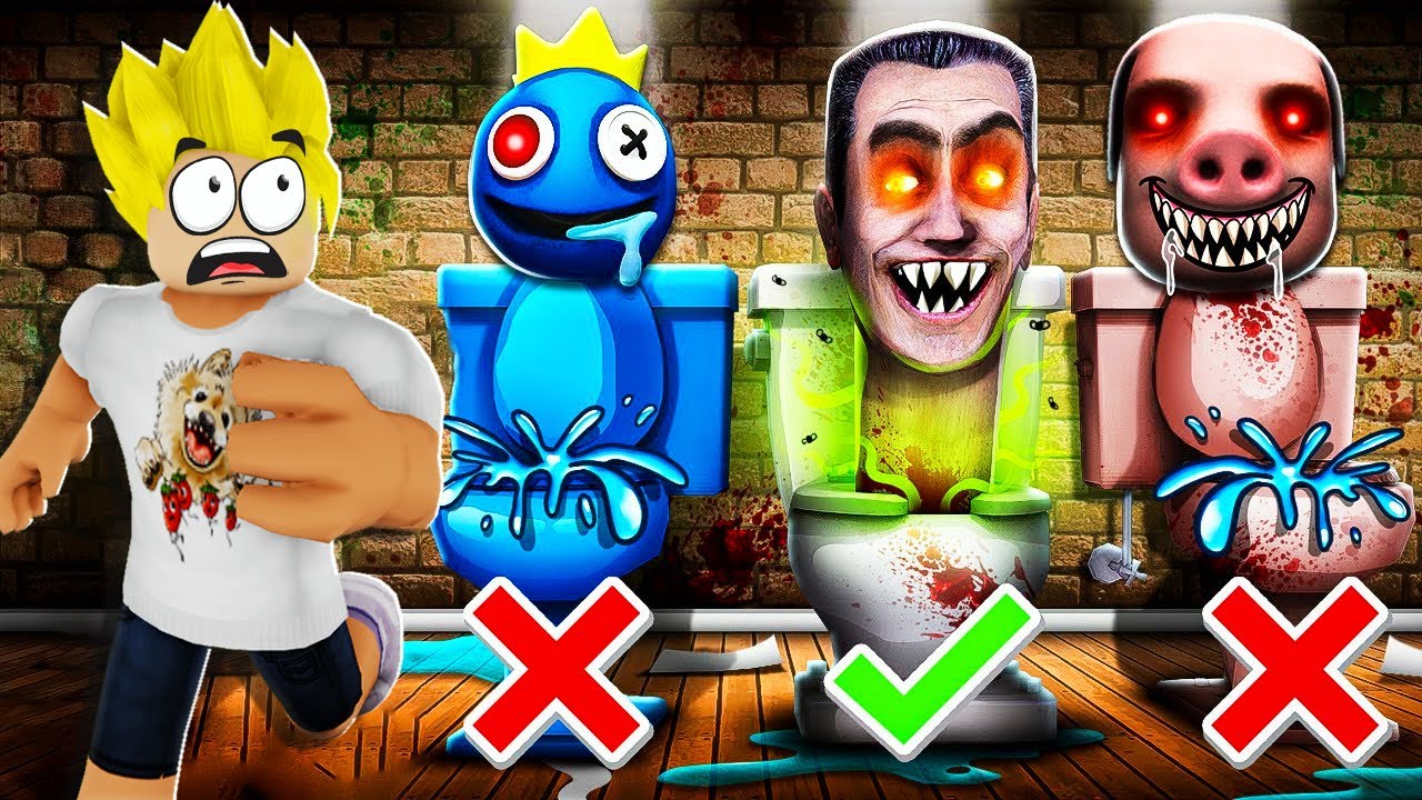 NIE WYBIERZ ZŁEJ TOALETY Aby PRZEŻYĆ W ROBLOX🚽❌
