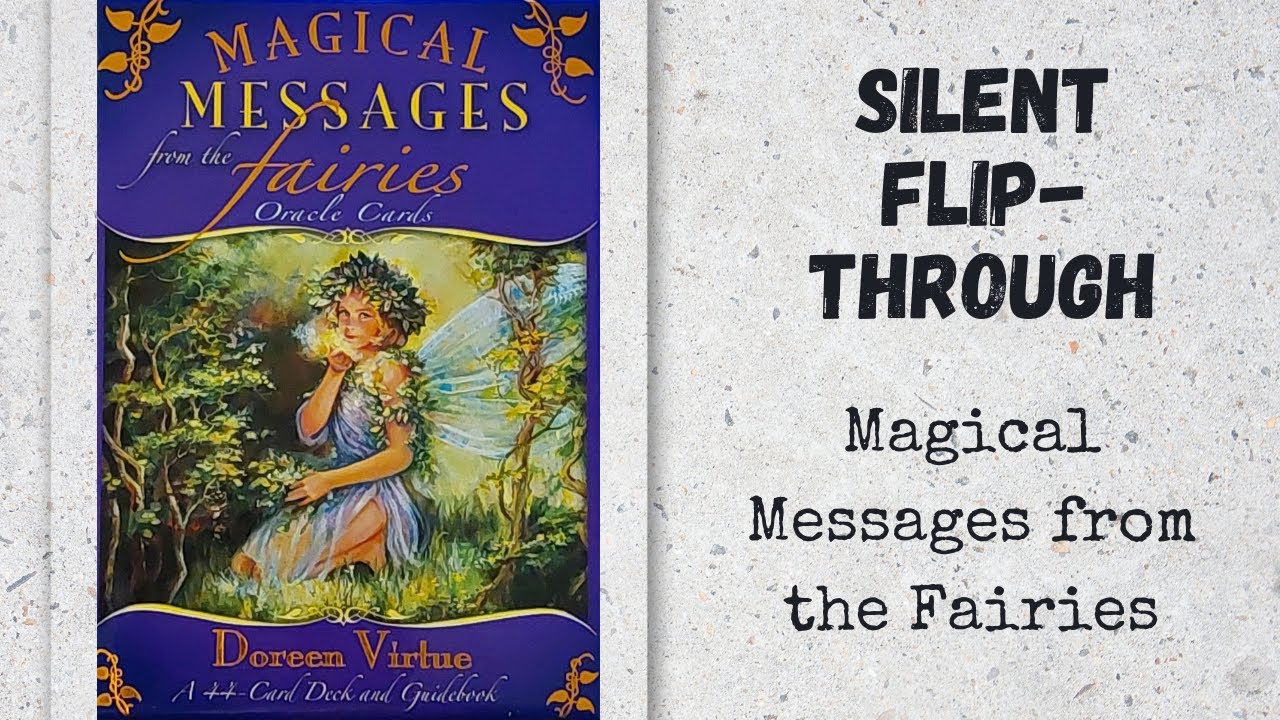 Magical Messages from the Fairies Oracle Cards | Silent Flip-Through