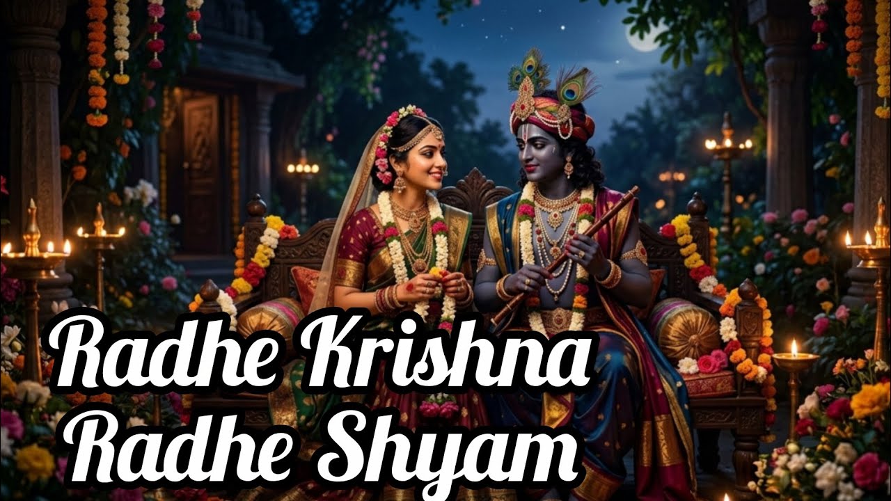 Radhe Krishna Radhe Shyam | Slow & Reverb | Calm Krishna Bhajan #KahaniSutra1