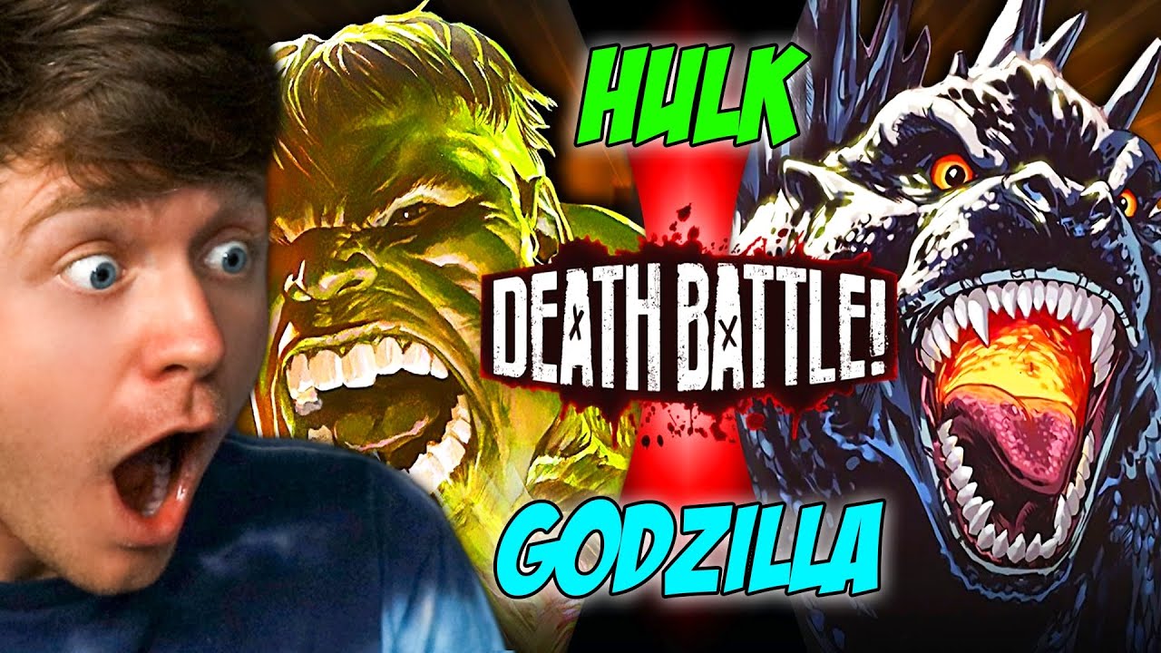 Reacting to HULK vs GODZILLA the DEATH BATTLE!