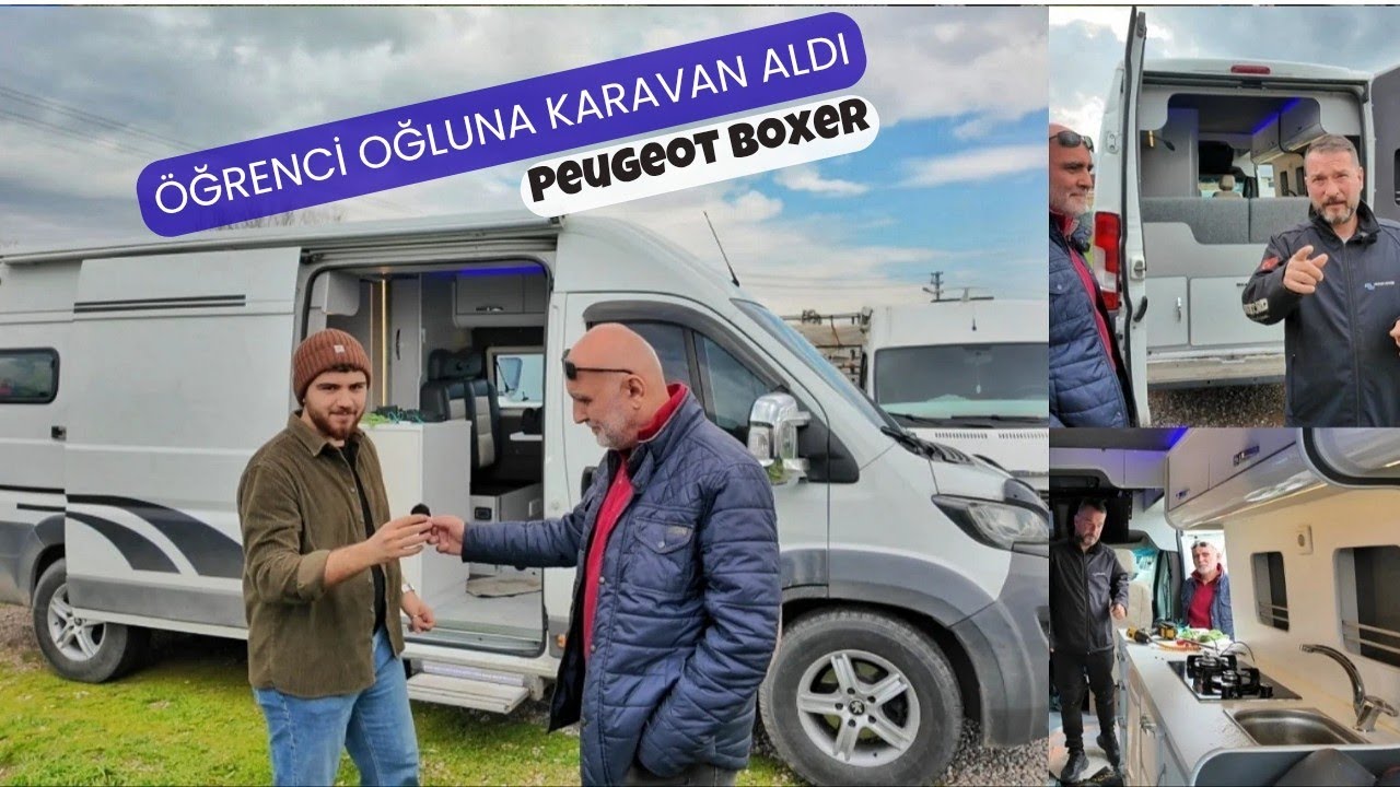 ÖĞRENCİ OĞLUNA KARAVAN ALDI. Peugeot Boxer     #izmirkaravantamir