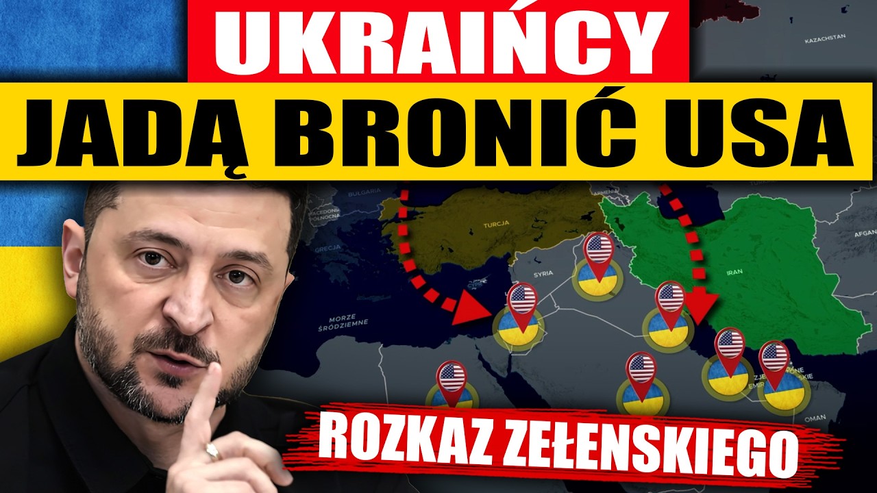 UKRAIŃCY JADĄ BRONIĆ USA - ROZKAZ ZEŁENSKIEGO