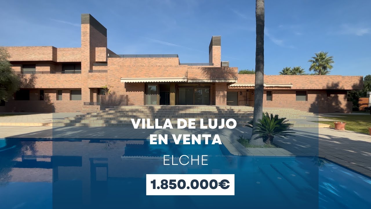 VILLA de LUJO EN VENTA | ELCHE | 1.850.000€ | MARCELI COSTA BLANCA INMOBILIARIA