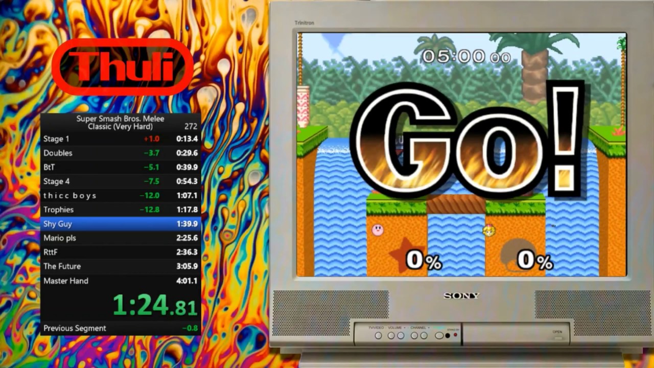 Former World Record: SSBM Classic Very Hard in 1:50.98 IGT
