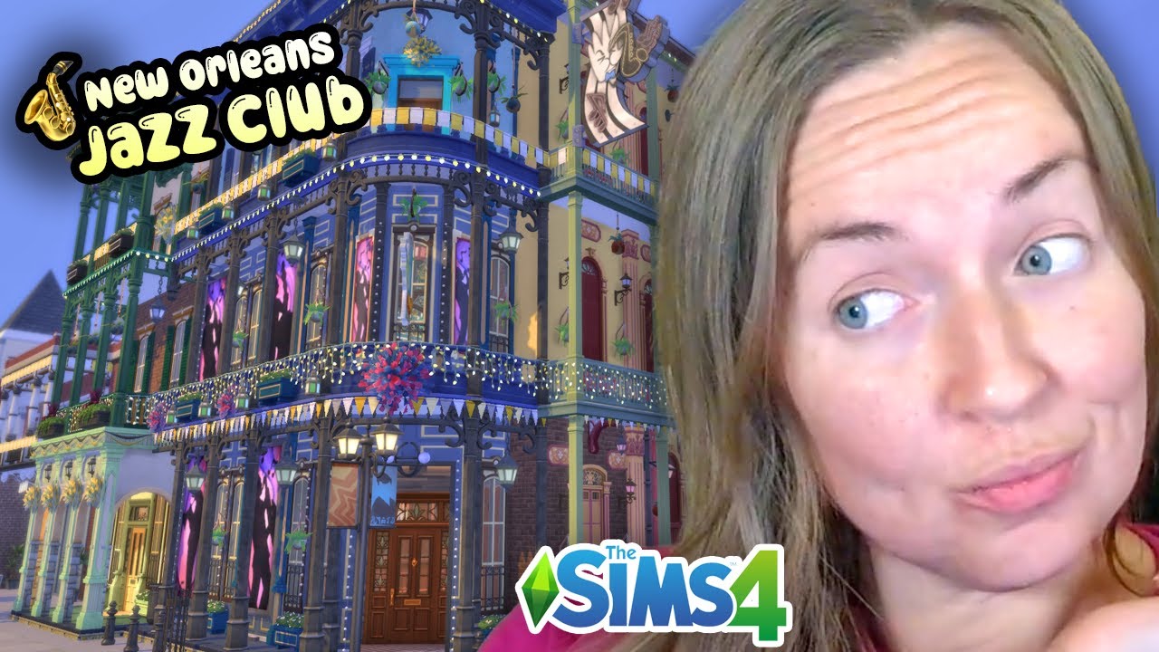 Превращение бара Blue Velvet в атмосферный джаз-клуб в стиле Нового Орлеана в The Sims 4 (без пол...
