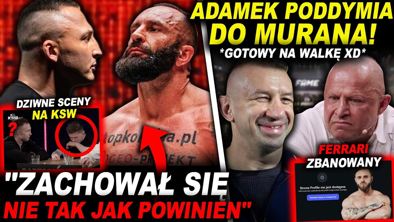 DAWID ZAŁĘCKI ZAWI&Oacute;DŁ SIĘ NA SZACHCIE - NOWY KONFLIKT? (ADAMEK, MURAŃSKI, FAME, FERRARI, KSW)