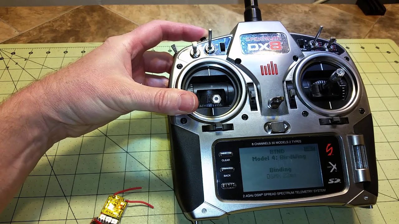 Binding OrangeRX R415X Receiver and OrangeRX RX3SM 3-asix Stabilizer Receiver