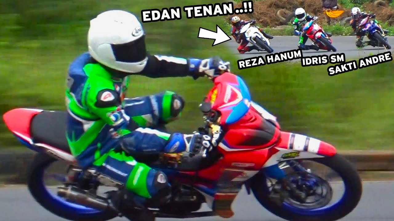 PERTARUNGAN TRIO ⚡️ IDRIS SM ⚡️ SAKTI ANDRE ⚡️ REZA HANUM ⚡️ BEBEK 4TAK TUNE UP 125cc MP2 MIX OPEN💥