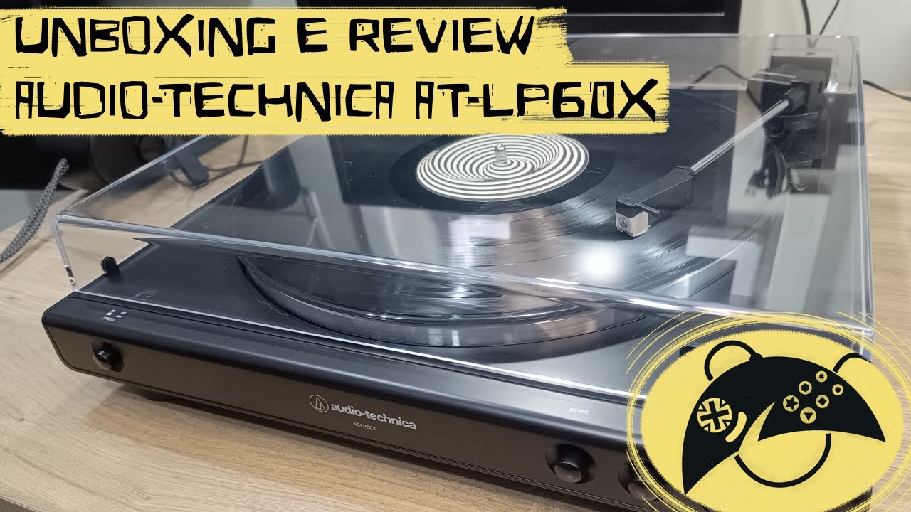 Unboxing e Review - Audio-Technica AT-LP60X - Excelente primeiro toca discos.