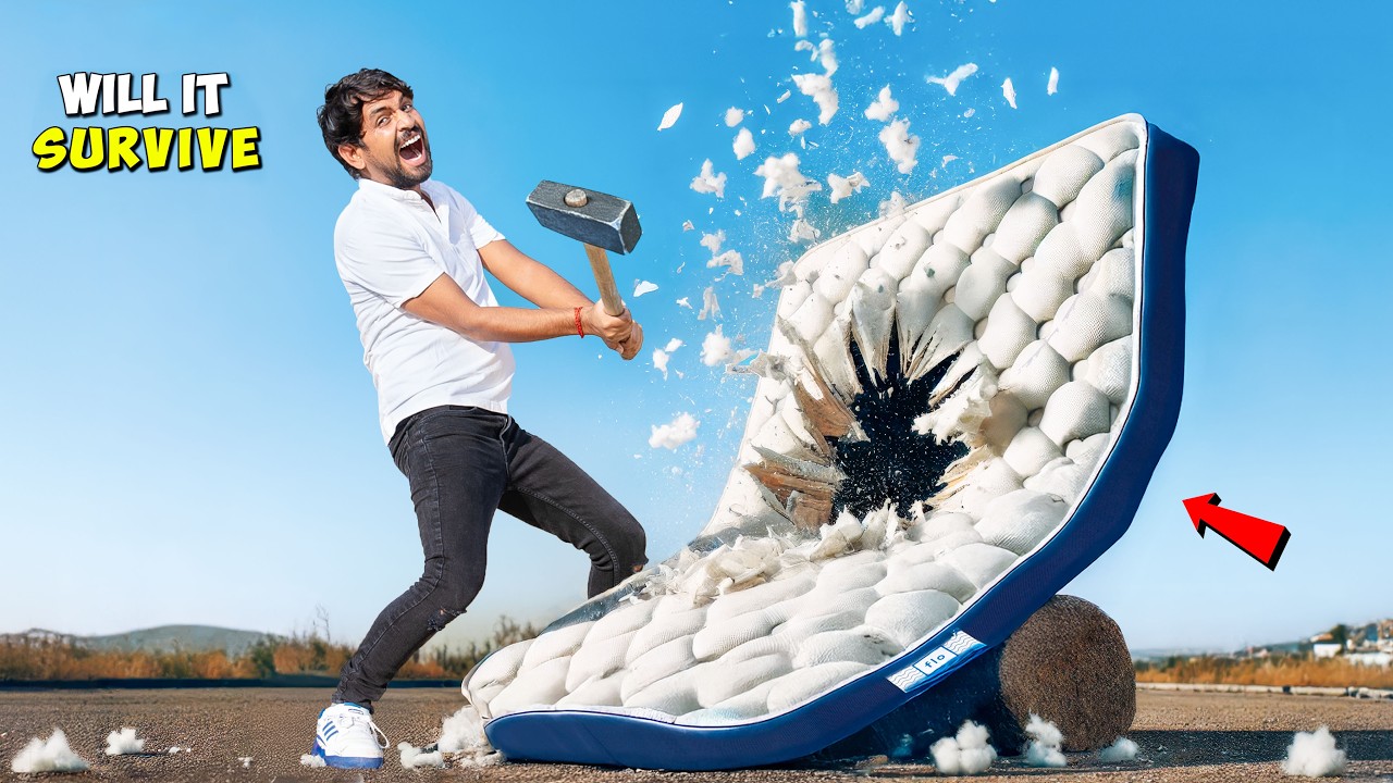 Testing Flo Mattress…😈 | Aaj neend tootegi ya ye Mattress? MR. INDIAN HACKER
