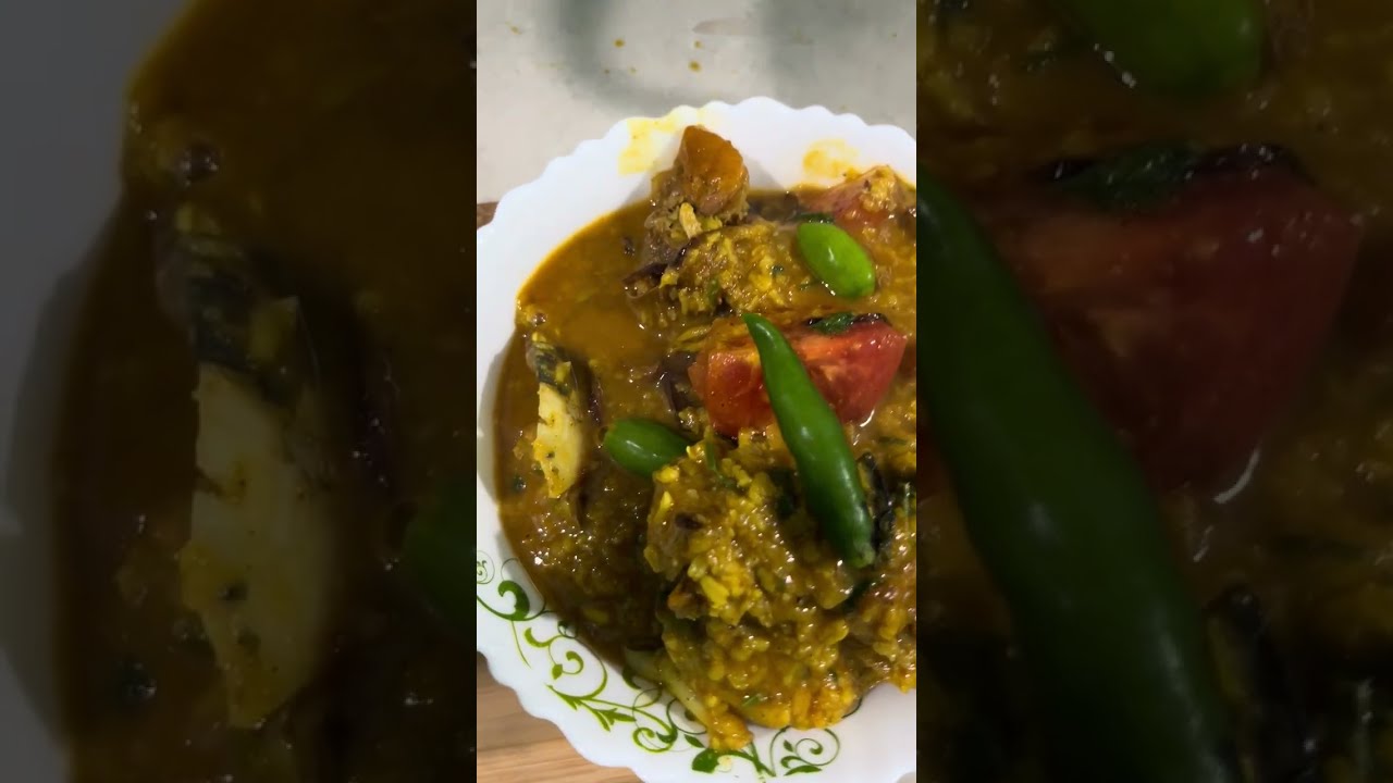 Moong daal aur fish ka new dish(Mudi ghonto recipe)🥘🐟🥘 #recipe #viralvideo #fishrecipe #cooking 