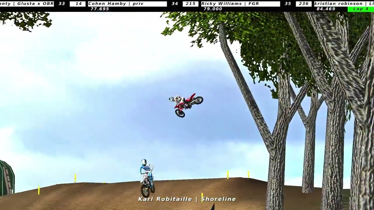 Mx Simulator Outdoors 2023 | Ironman Round 11 | Amateur 450 Moto 2