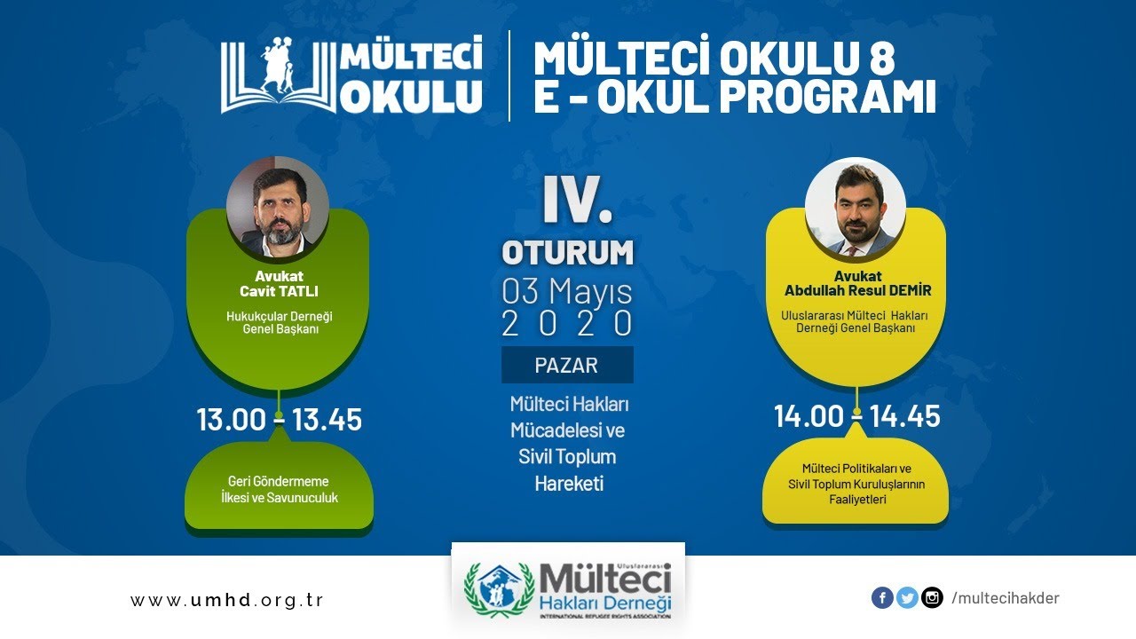MÜLTECİ OKULU 8  E-OKUL PROGRAMI 4.OTURUM